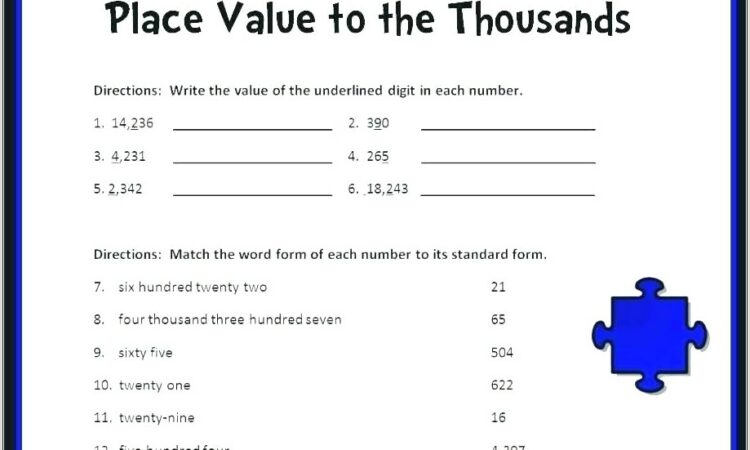 Rounding Numbers Worksheets First Grade