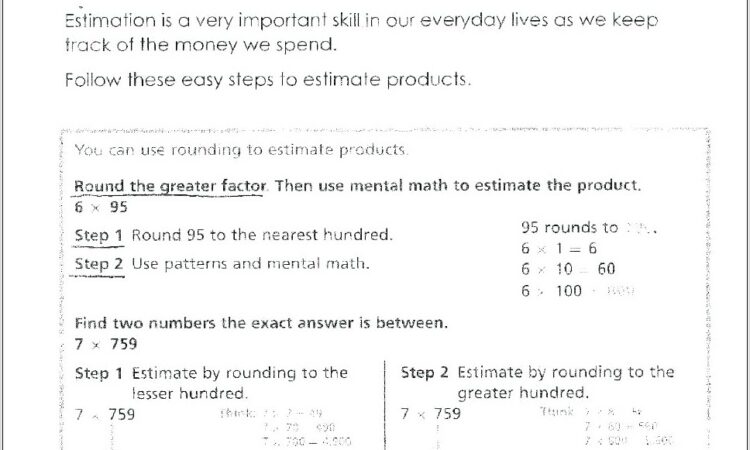 Rounding Numbers Worksheets Grade 5