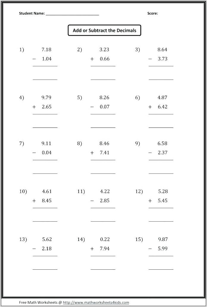 Rounding Whole Numbers Practice Worksheets