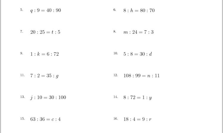 Rounding Worksheet Number Line