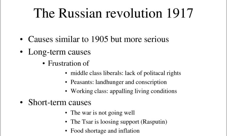 Russian Revolution Timeline Worksheet