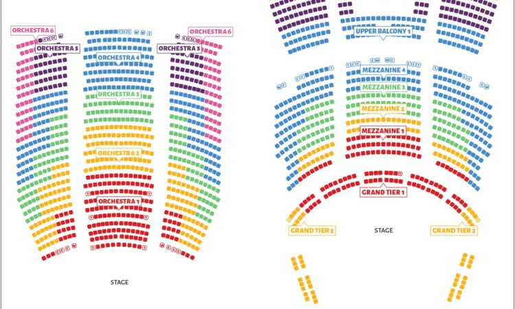 Ruth Eckerd Hall Seating Diagram