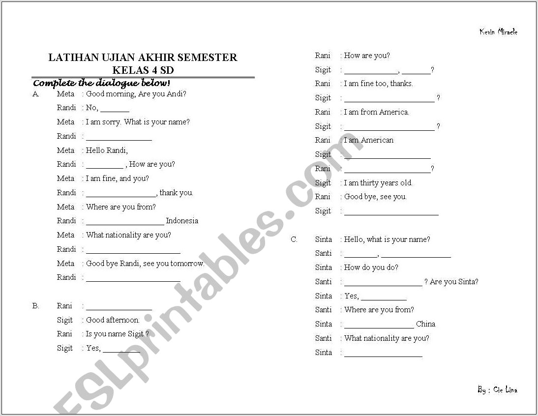 School Worksheets For 4th Grade