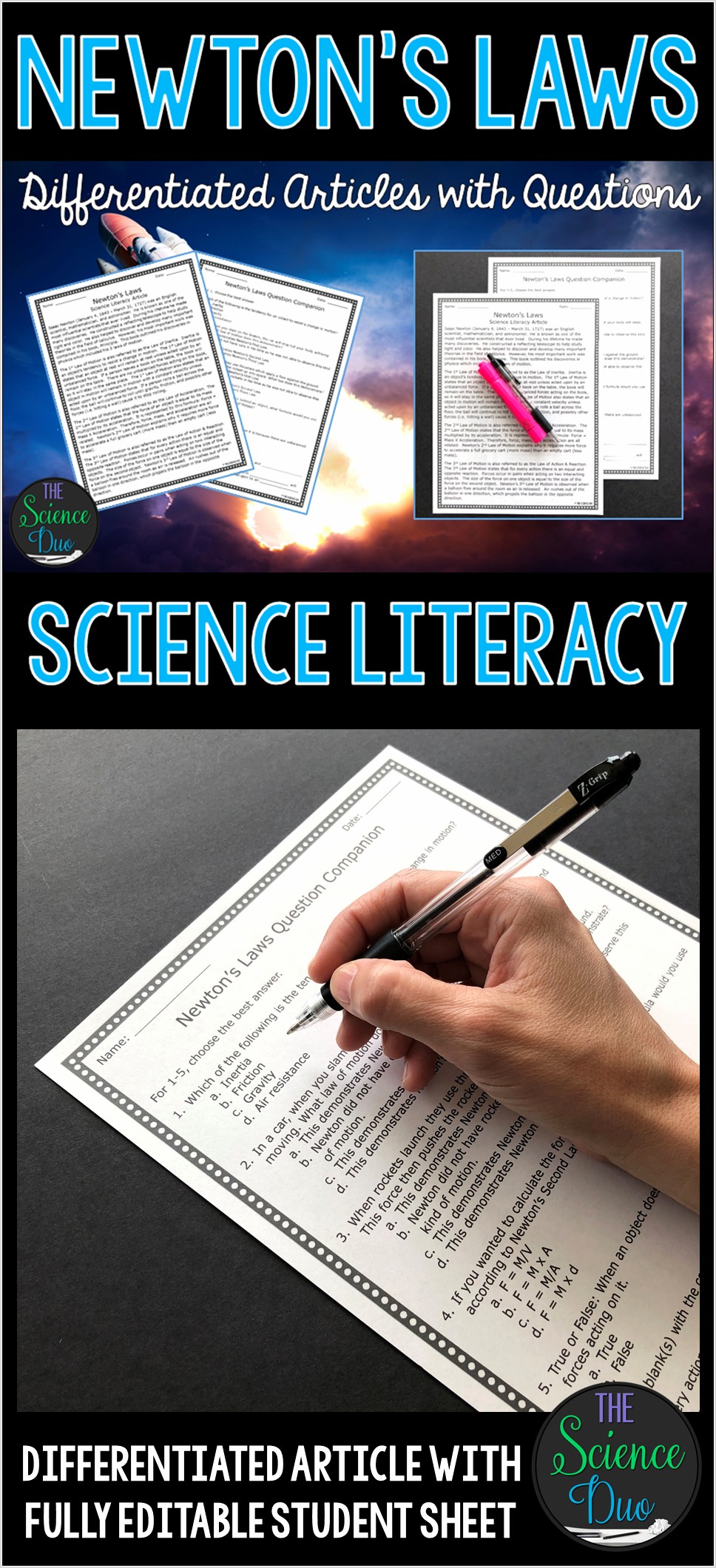 Science Court Inertia Worksheet