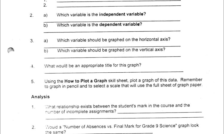 Scientific Method Data Analysis Worksheet