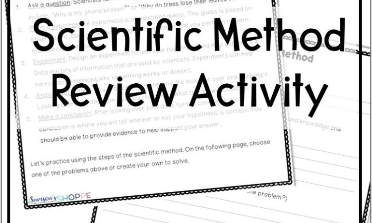 Scientific Method Worksheet Grade 4