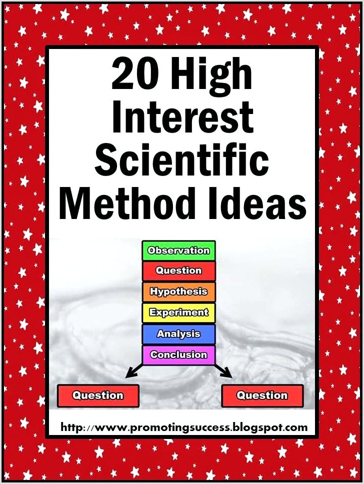 Scientific Method Worksheet Instructional Fair