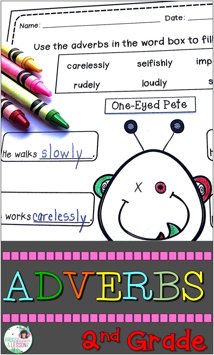 Second Grade Adverbs Worksheet