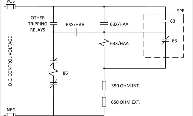 Self Latching Relay Circuit Diagram