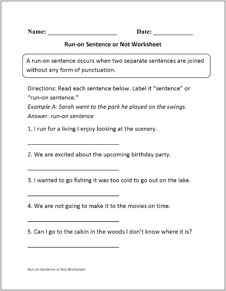 Sentence Diagramming Worksheets Download
