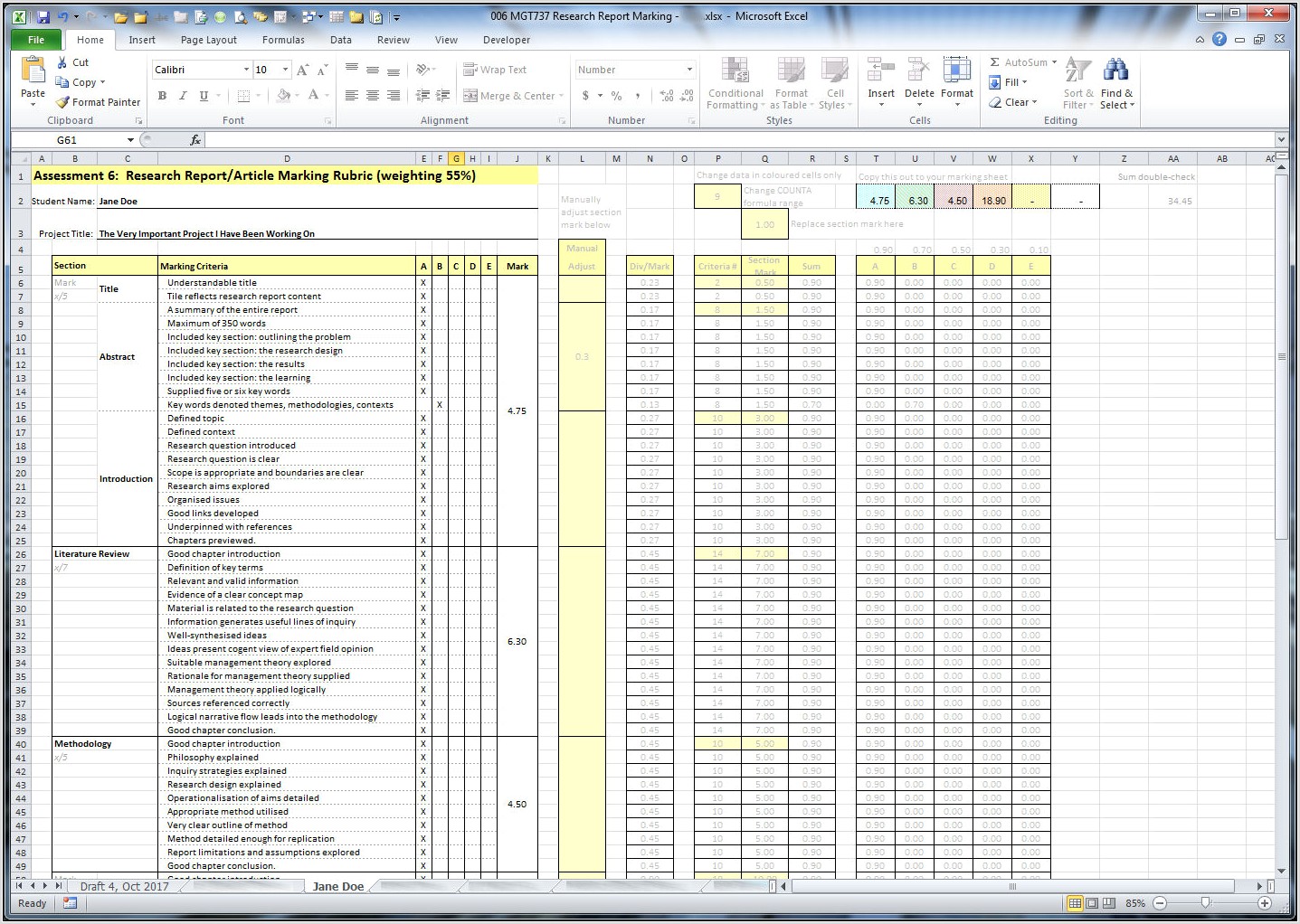 Sheet Name Excel Cell