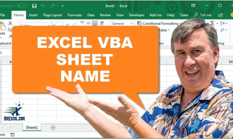 Sheet Name Excel Vba