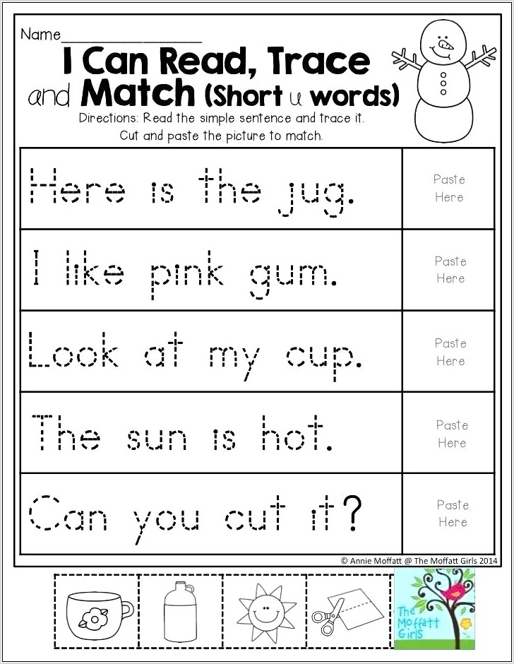 Sight Word Worksheet Yes