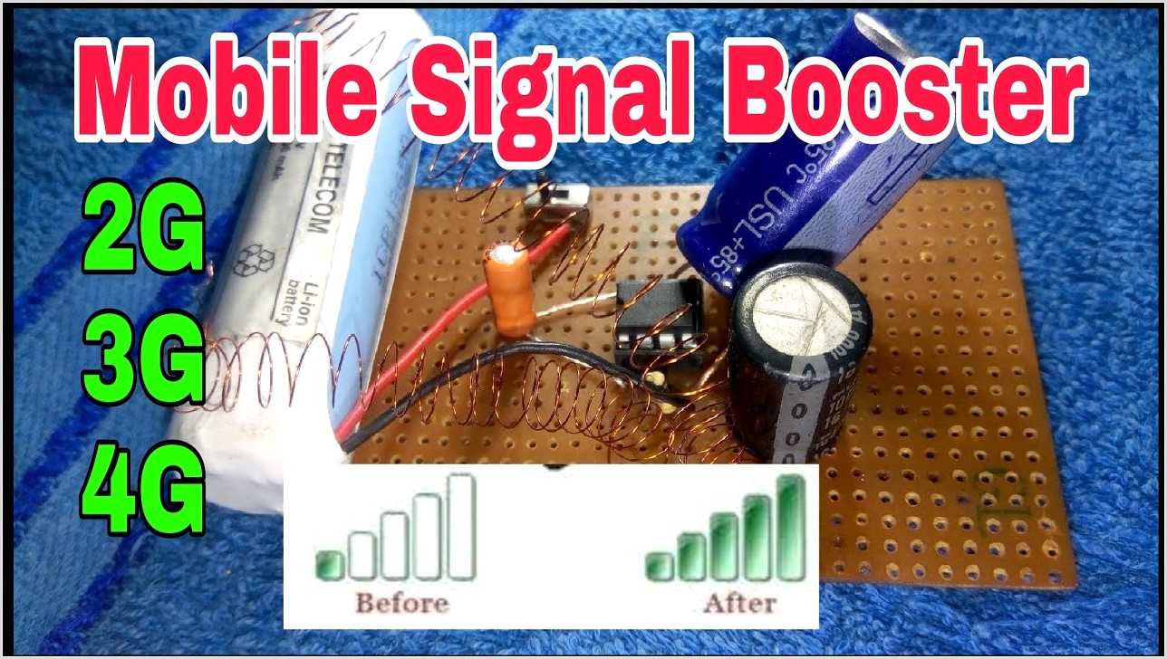 Simple 4g Signal Booster Circuit Diagram