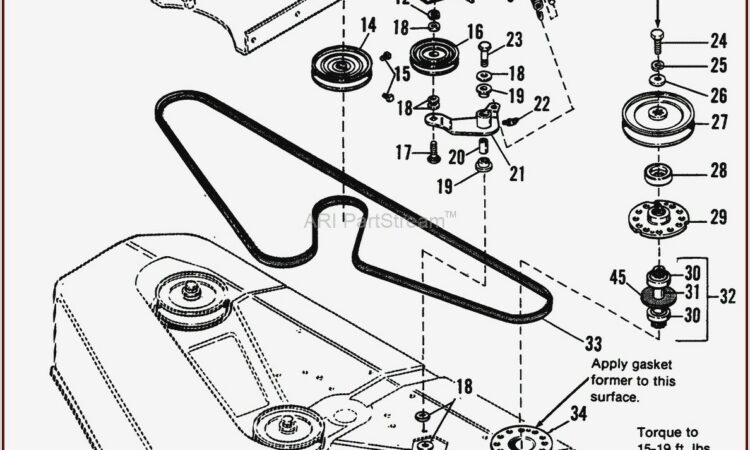 Simplicity 42 Inch Mower Deck Belt Diagram