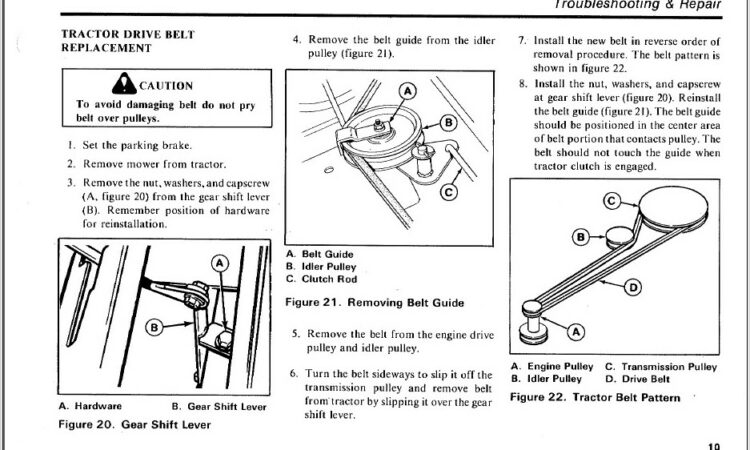 Simplicity 52 Inch Mower Deck Belt Diagram