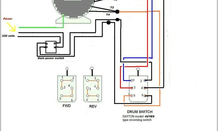 Single Phase Forward Reverse Switch Wiring Diagram