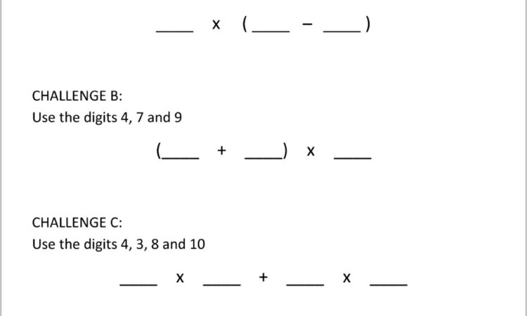 Sixth Grade Math Worksheets Integers