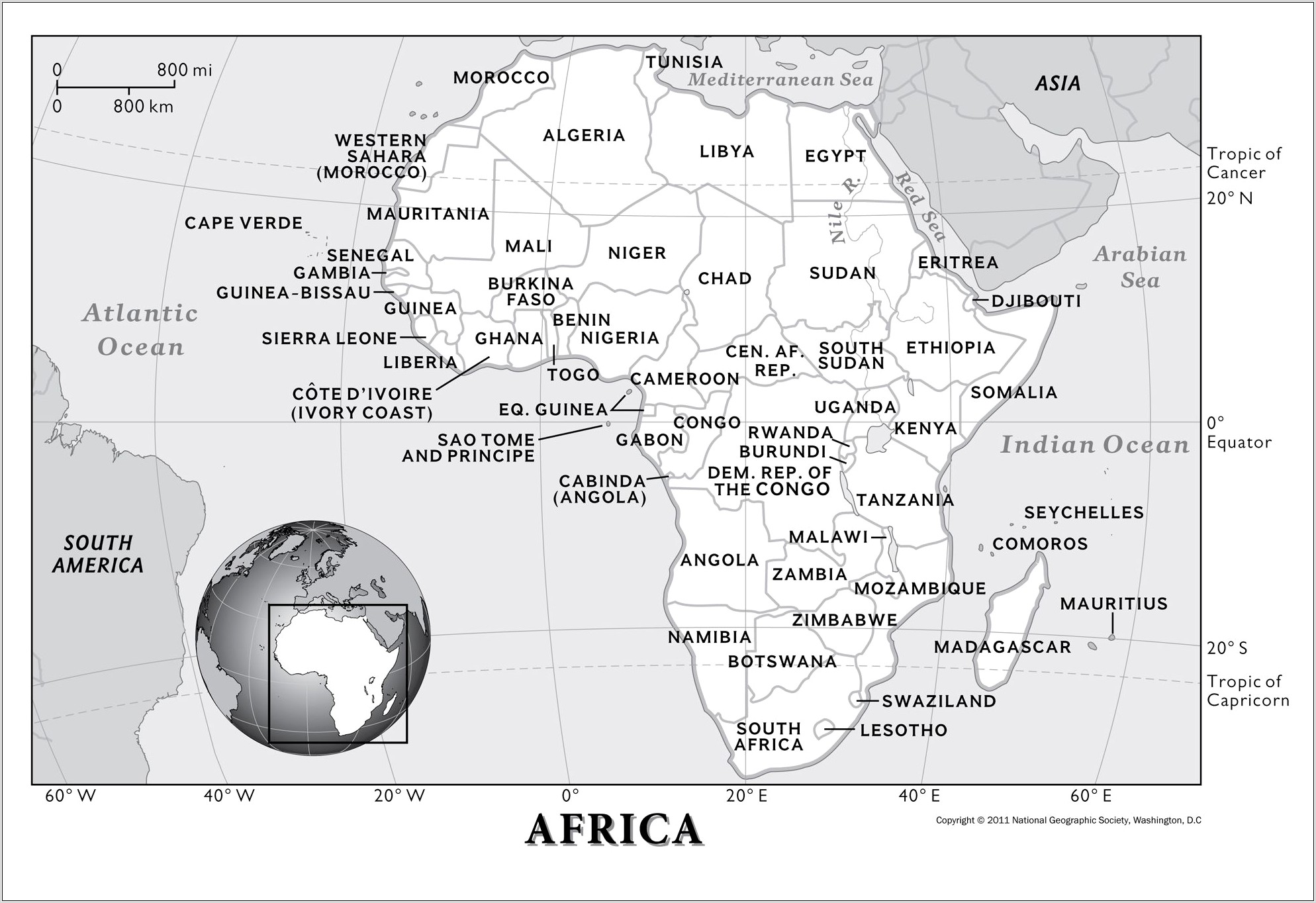 Skills Worksheet Map Skills African Biomes