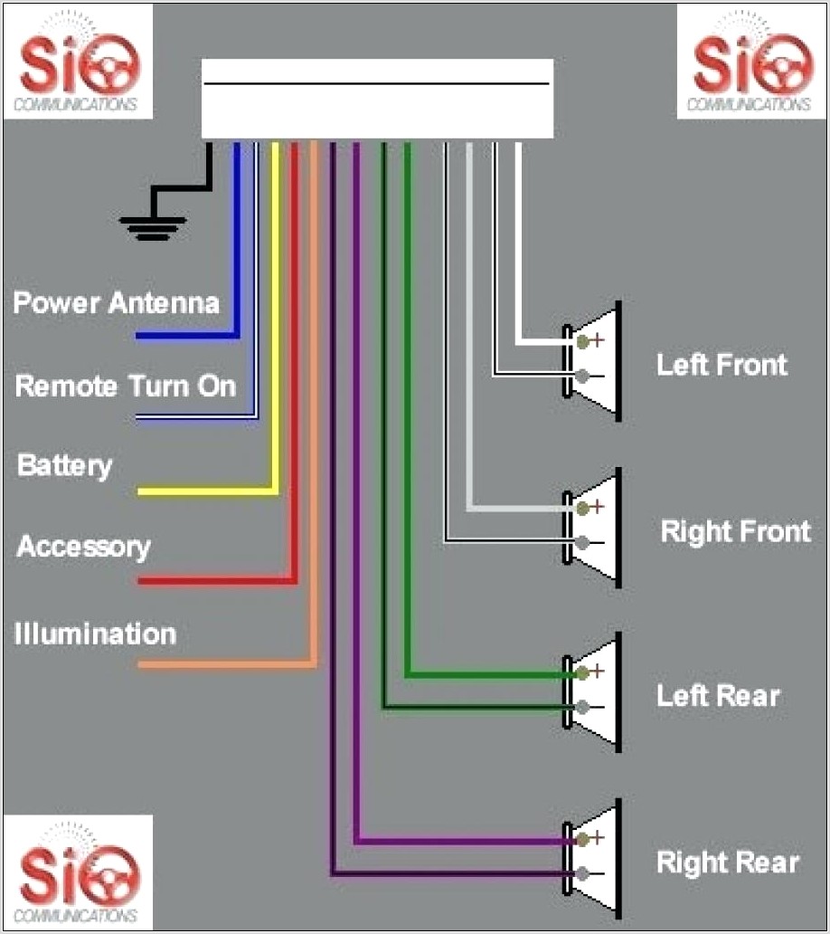 Sony Car Stereo Wiring Diagram
