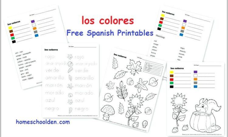 Spanish Numbers Worksheet Free