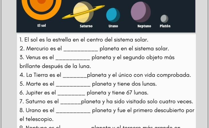 Spanish Numbers Worksheet Pdf