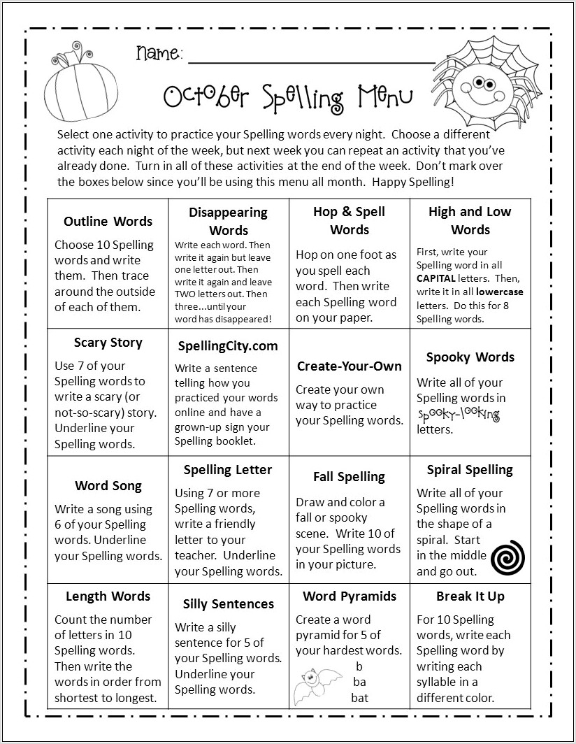 Spelling Word Pyramid Worksheet