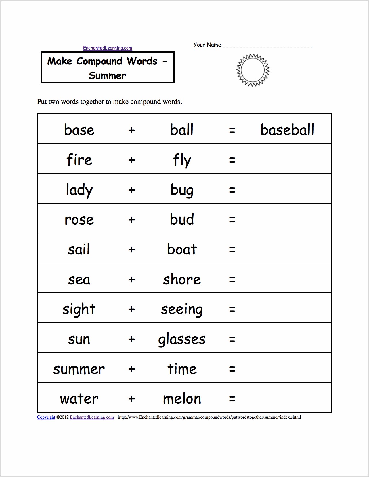 Spelling Words Worksheet Generator
