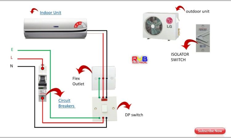 Split Air Conditioner Diagram