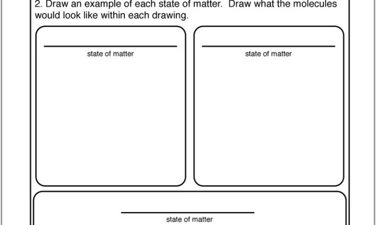 State Of Matter Worksheet For Preschool