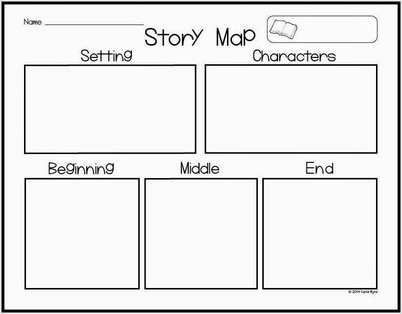 Story Map Worksheet For 1st Grade
