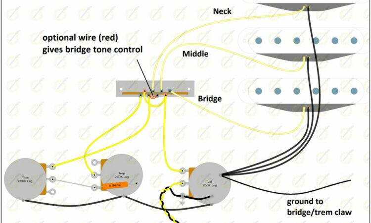 Stratocaster Wiring Diagram Bridge Tone Control