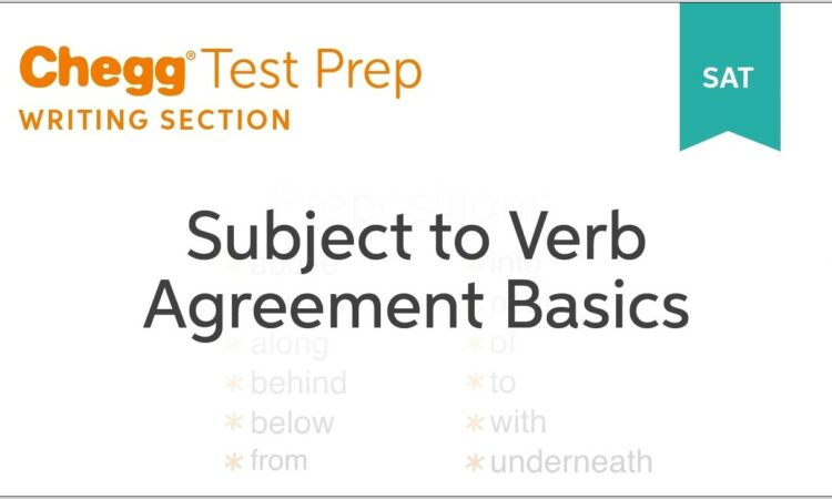 Subject Verb Agreement Quiz Sat