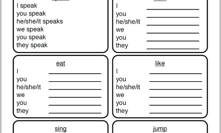 Subject Verb Agreement To Be Worksheet