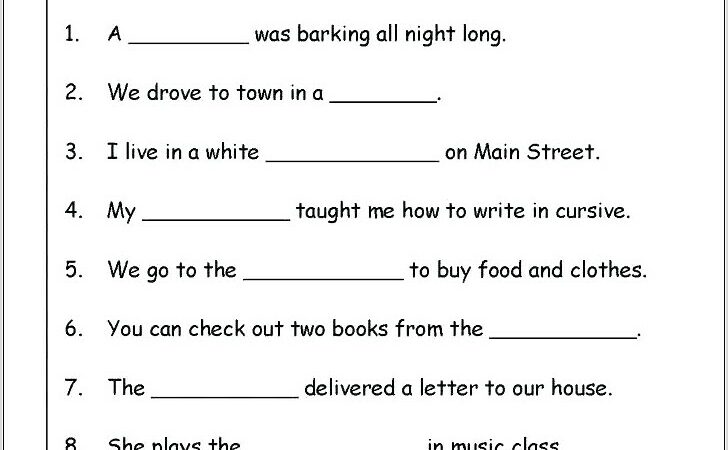 Subject Verb Agreement Worksheets Grade 7 Pdf