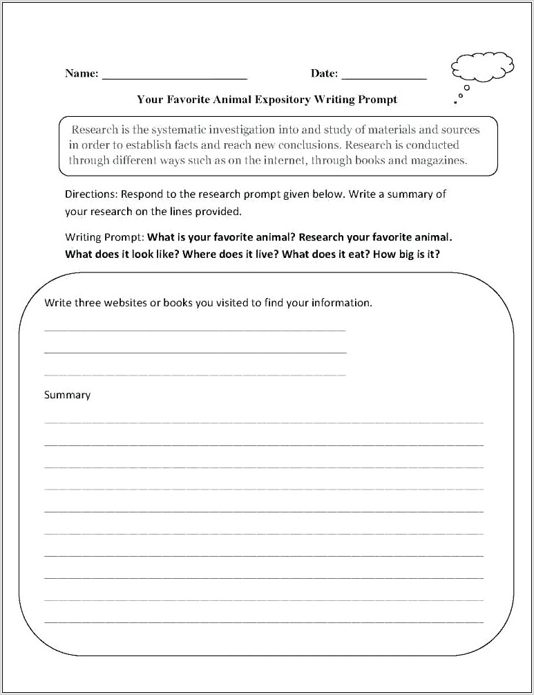 Summary Writing Worksheets With Answers