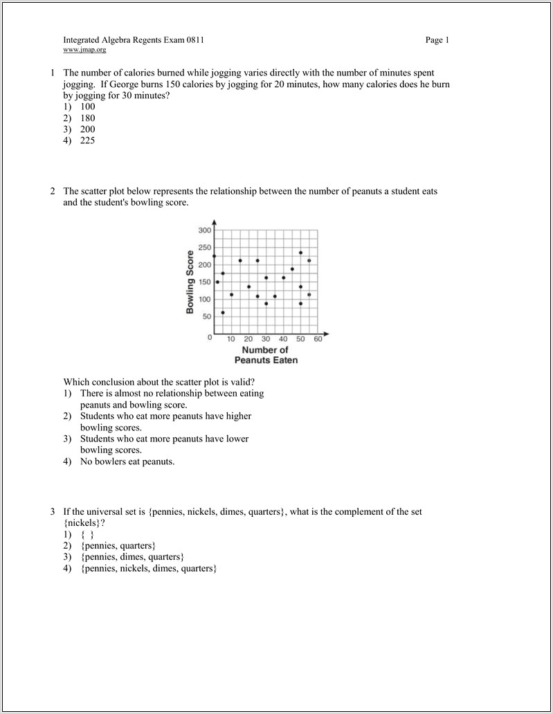 System Of Equations Word Problems Jmap