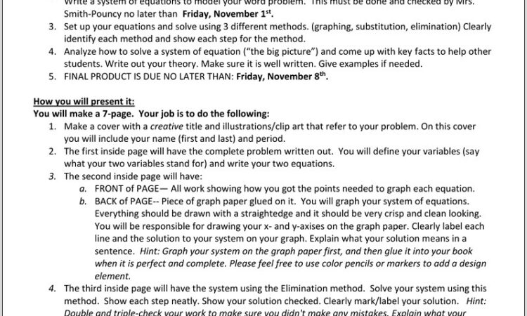 Systems Of Equations Word Problems Basketball