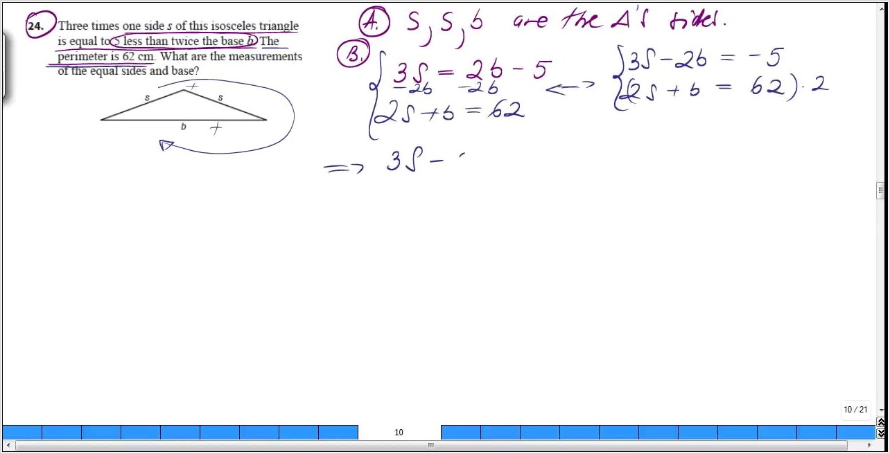 Systems Of Equations Word Problems Using Elimination