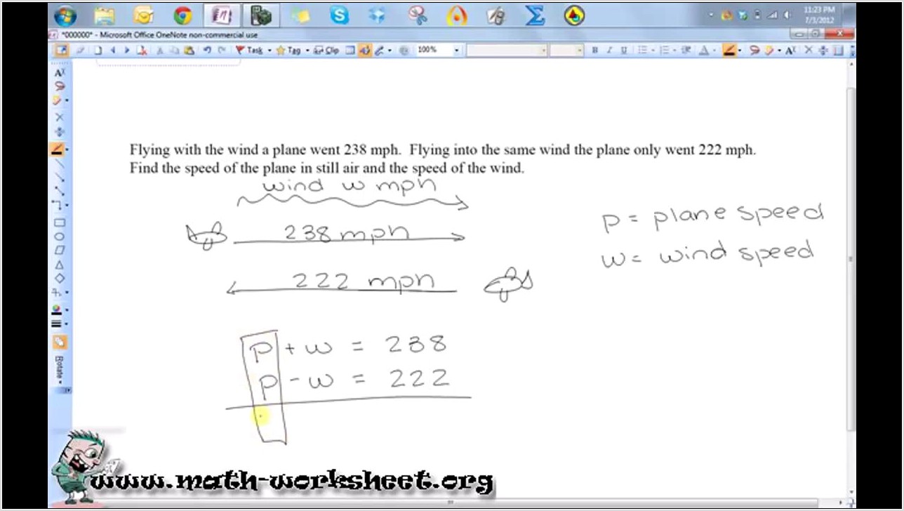 Systems Of Equations Word Problems With Percents