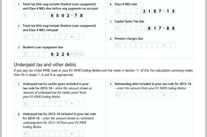 Tax Calculation Worksheet 2014 Xls