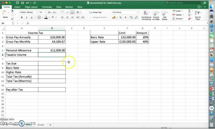 Tax Computation Worksheet 2014 Uk