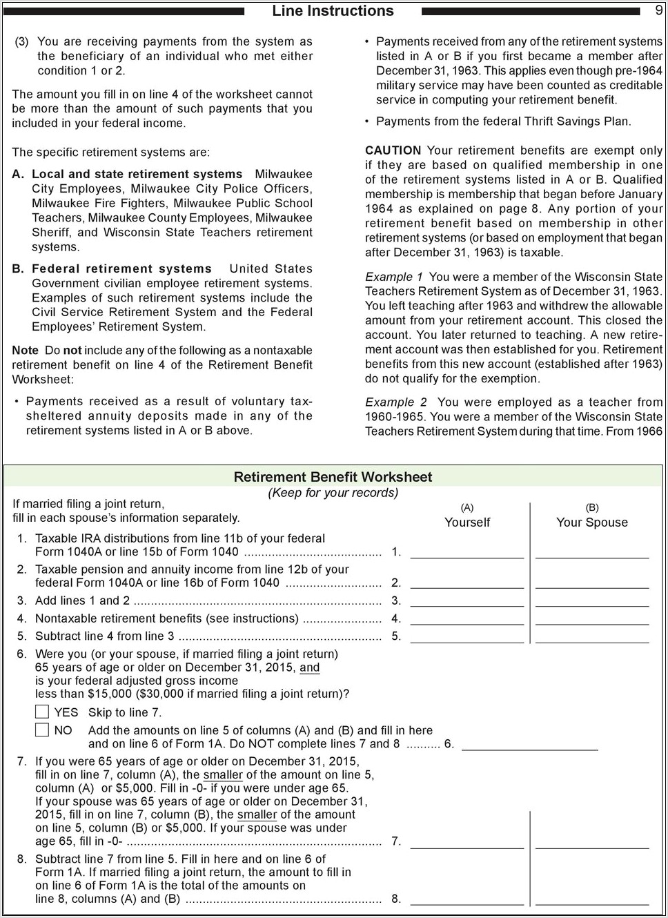 Tax Deduction Worksheet For Police Officers