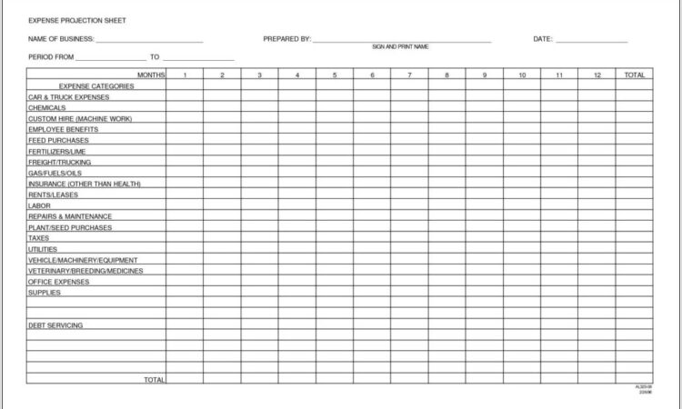 Tax Deduction Worksheet Template