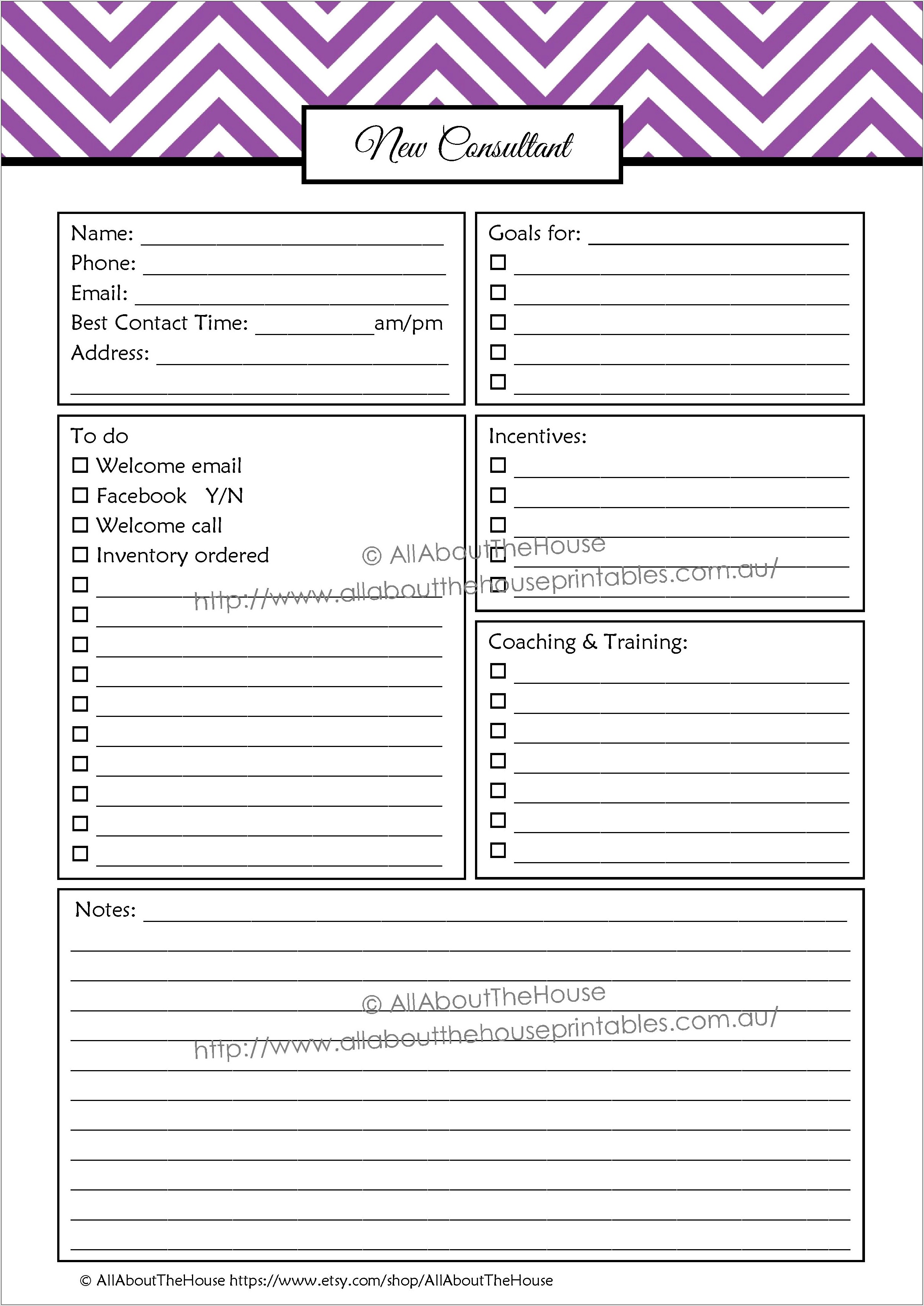 Tax Worksheet For Direct Sales