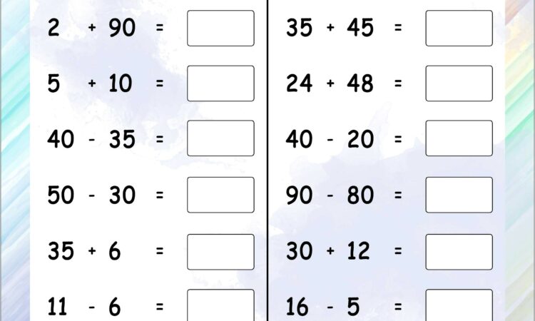 Tdsb Grade 2 Math Worksheets