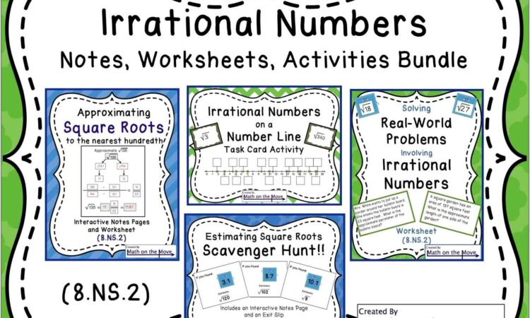 Teaching Rational And Irrational Numbers Worksheet