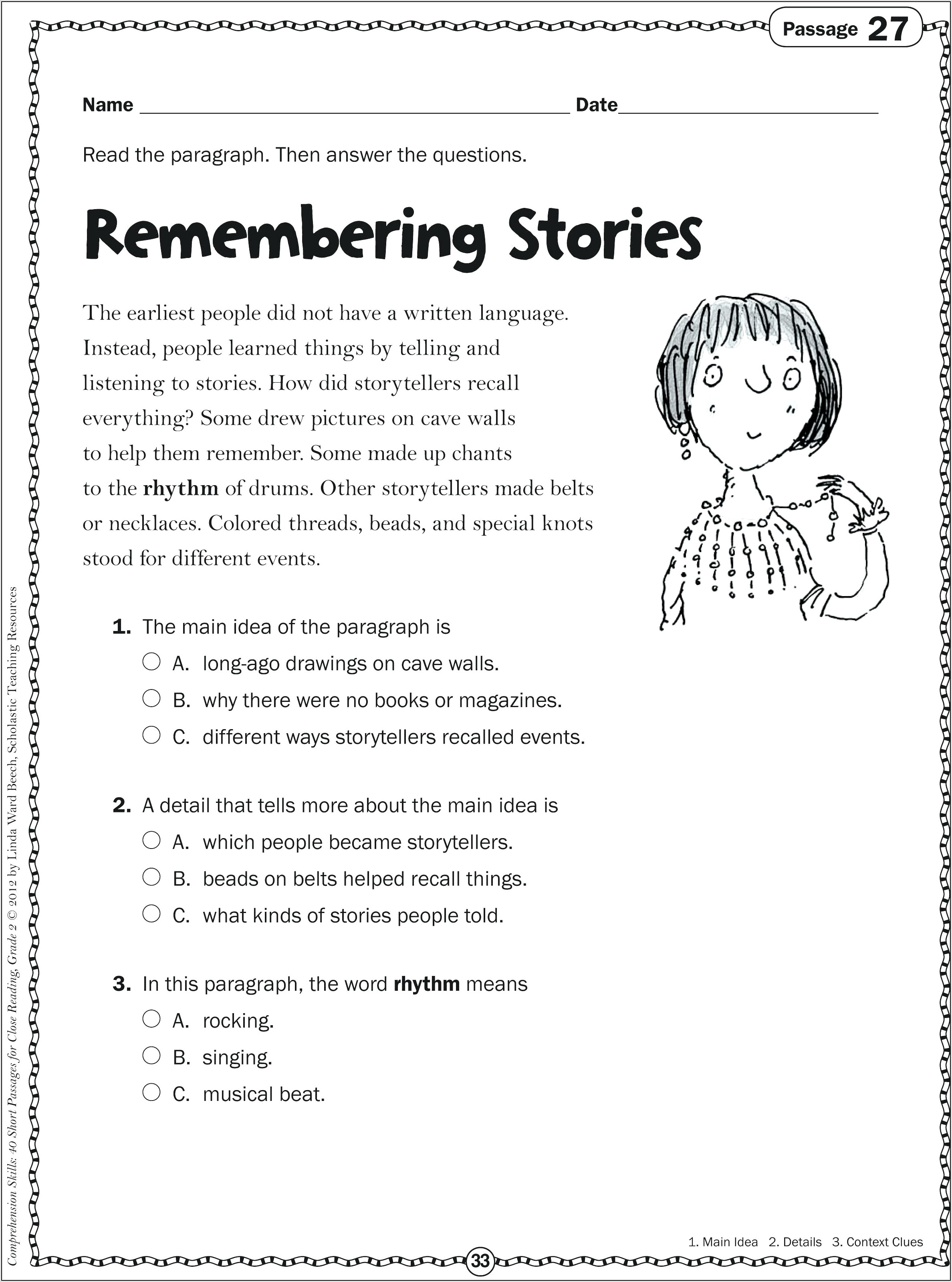 Technology Worksheet Second Grade