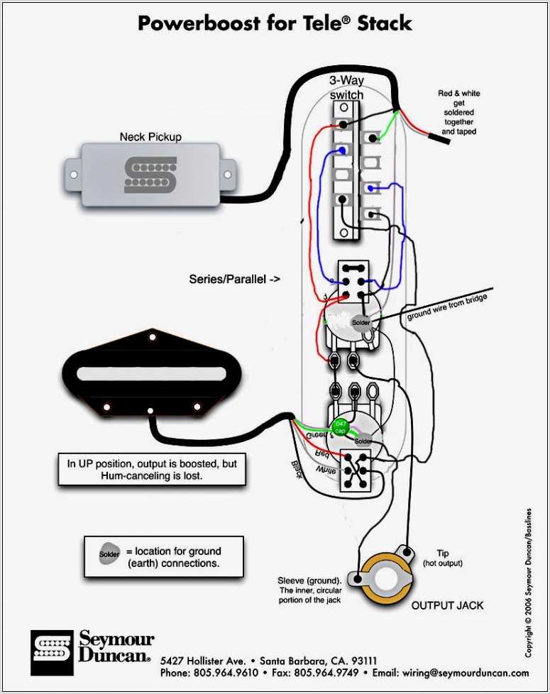 Telecaster Humbucker Neck Wiring Diagram