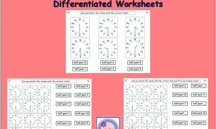 Telling The Time Worksheets Ks1 Tes